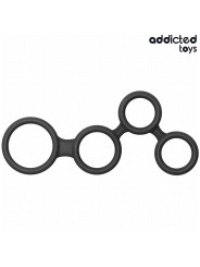 ADDICTED TOYS ANILLO PARA EL PENE CON DIVISORES PARA TESTICULOS