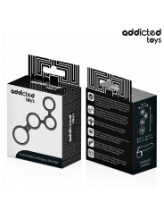ADDICTED TOYS ANILLO PARA EL PENE CON DIVISORES PARA TESTICULOS