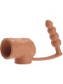 PRETTY LOVE FUNDA PARA PENE CON PLUG ANAL NATURAL