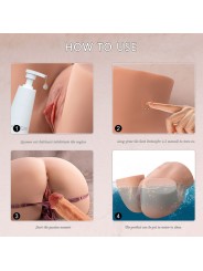 XISE ETHEL THRUSTING MASTURBADOR VAGINA REALISTICO CON VIBRACION MULTIPOSICION