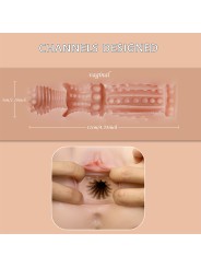 XISE ETHEL THRUSTING MASTURBADOR VAGINA REALISTICO CON VIBRACION MULTIPOSICION