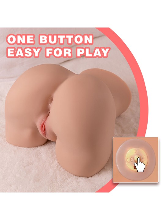 XISE DANAE THRUSTING MASTUBADOR VAGINA REALISTICO CON VIBRACION MULTIPOSICION