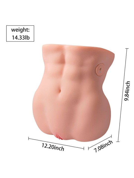 XISE LYDIA MASTURBADOR VAGINA FEMENINO CON THRUSTING 25 CM