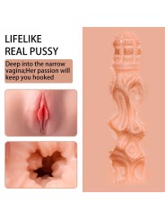 XISE LYDIA MASTURBADOR VAGINA FEMENINO CON THRUSTING 25 CM