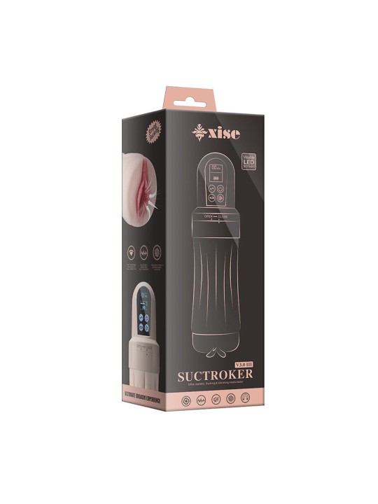 XISE SUCTROKER V30 III MASTURBADOR VAGINA CON VIBRACION