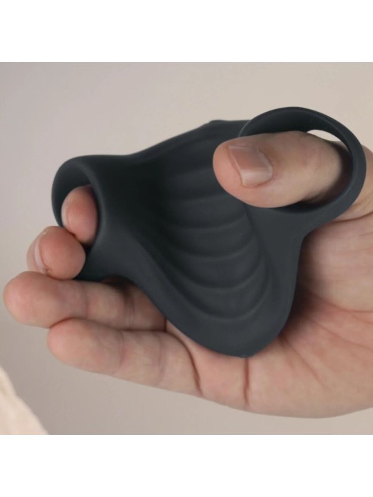 ROCKS OFF PALM MASTURBADOR VIBRADOR FLEXIBLE NEGRO