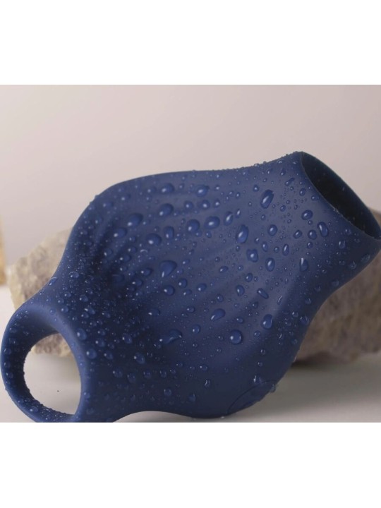 ROCKS OFF PALM MASTURBADOR VIBRADOR FLEXIBLE AZUL