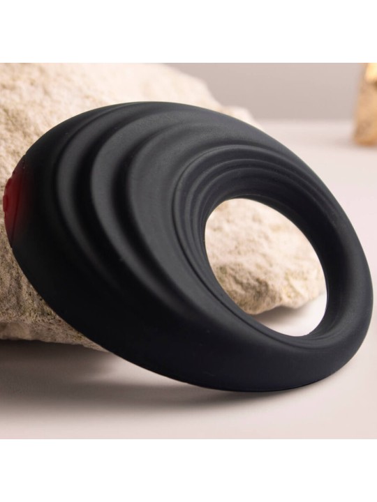 ROCKS OFF SPIRE ANILLO VIBRADOR PARA EL PENE NEGRO