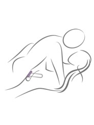 ROCKS OFF TWIST ANILLO MASTURBADOR SILICONA NEGRO