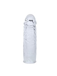 BAILE FUNDA ROSA PENE SILICONA ESTIMULANTE 13 CM