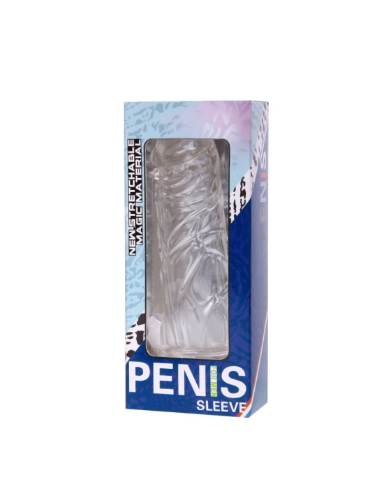 BAILE FUNDA ROSA PENE SILICONA ESTIMULANTE 13 CM