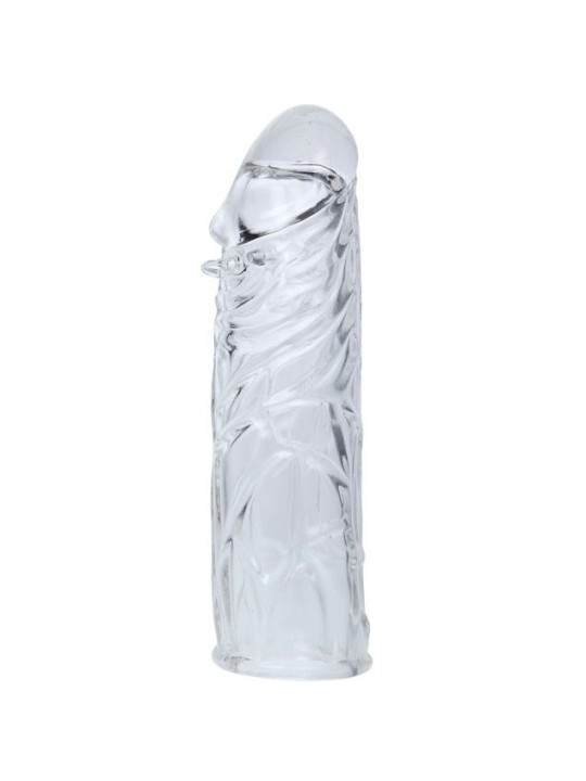 BAILE FUNDA TRANSPARENTE PARA EL PENE EN SILICONA 13 CM