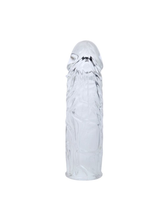 BAILE FUNDA TRANSPARENTE PARA EL PENE EN SILICONA 13 CM