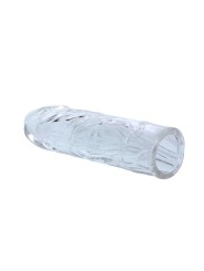 BAILE FUNDA TRANSPARENTE PARA EL PENE EN SILICONA 13 CM