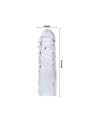 BAILE FUNDA TRANSPARENTE PARA EL PENE EN SILICONA 13 CM