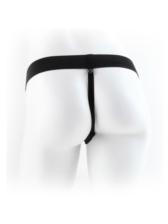 FETISH FANTASY SERIES 7 HOLLOW STRAP ON WITH BALLS 178CM NATURAL