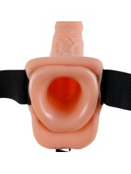 FETISH FANTASY SERIES 7 HOLLOW STRAP ON WITH BALLS 178CM NATURAL