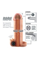 FANTASY X TENSIONS EXTENSION PARA EL PENE CON VIBRADOR REAL FEEL 1
