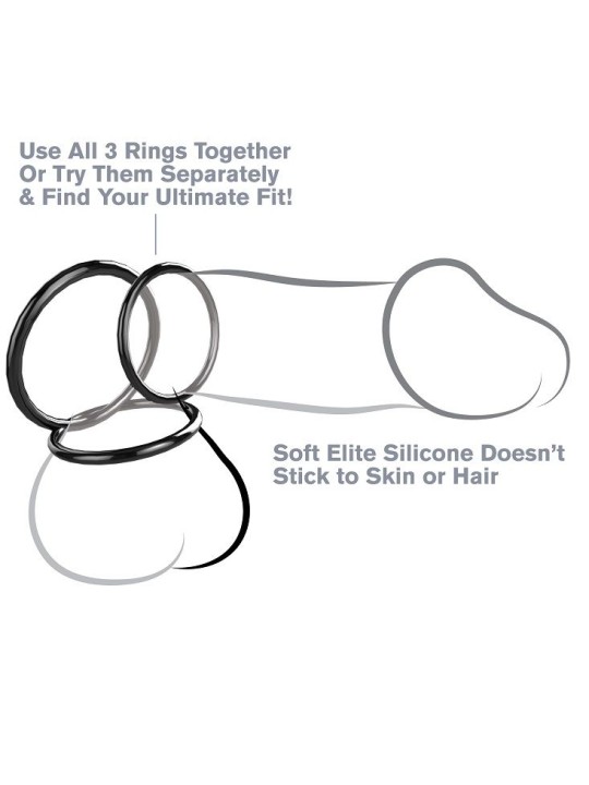 FANTASY C RINGZ SET ANILLAS SILICONA STAMINA