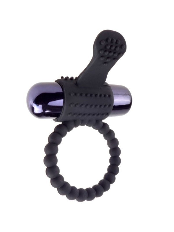 FANTASY C RINGZ ANILLO VIBRADOR DE SILICONA NEGRO