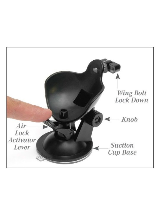 EXTREME TOYZ PDX MEGA BATOR USB MASTURBADOR MASCULINO ANO NEGRO