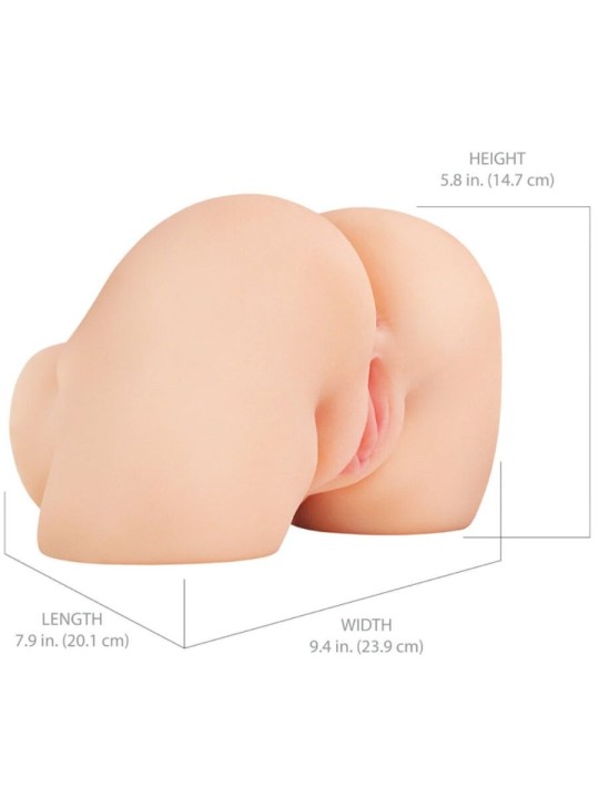 PDX ELITE SHAKETHAT ASS MASTURBADOR VAGINA Y ANO REALISTICO CON VIBRACION