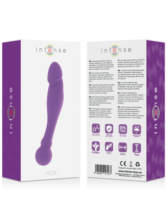 INTENSE SILICONE RICK DUAL LILA