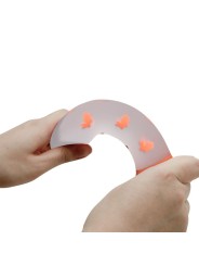 PRETTY LOVE MAGICAL NIGHTFALL DILDO SIN VIBRACION LUMINOSO NARANJA