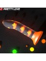 PRETTY LOVE MAGICAL NIGHTFALL DILDO SIN VIBRACION LUMINOSO NARANJA