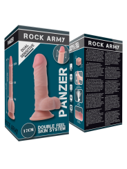 ROCKARMY DUAL DENSITY PANZER DILDO REALISTA 17 CM O 446 CM