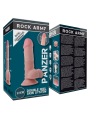 ROCKARMY DUAL DENSITY PANZER DILDO REALISTA 17 CM O 446 CM