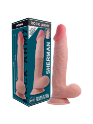 ROCKARMY SHERMAN DILDO REALISTA DUAL DENSITY 24 CM O 462 CM