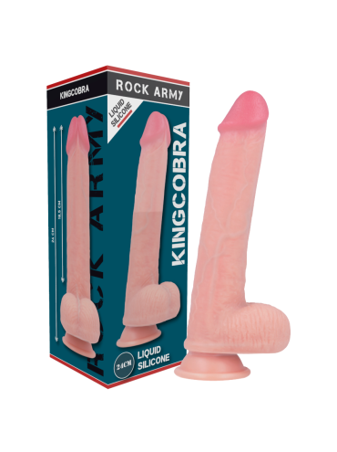 ROCKARMY KINGCOBRA DILDO REALISTICO LIQUID SILICONE 24 CM O 477 CM