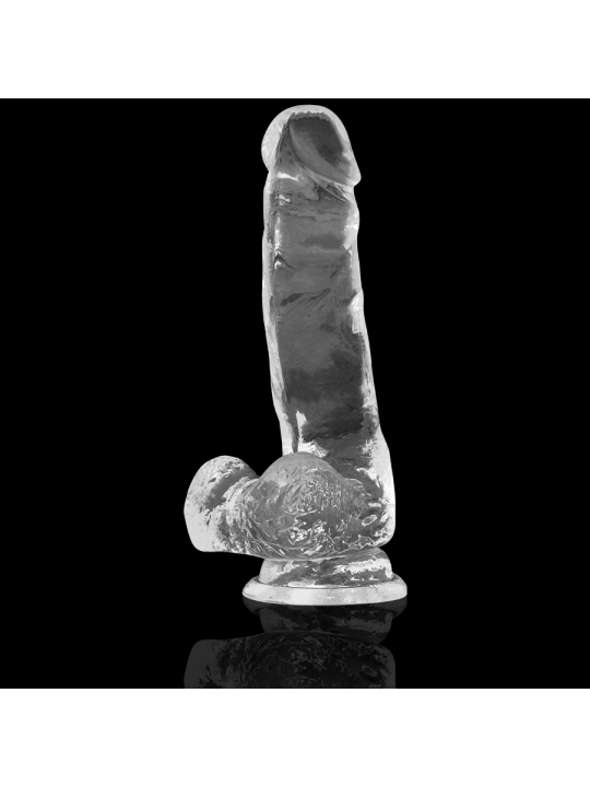 X RAY CLEAR DILDO REALISTA TRANSPARENTE 185 CM O 38 CM
