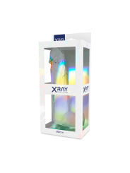X RAY CLEAR DILDO REALISTA TRANSPARENTE 22 CM O 46 CM