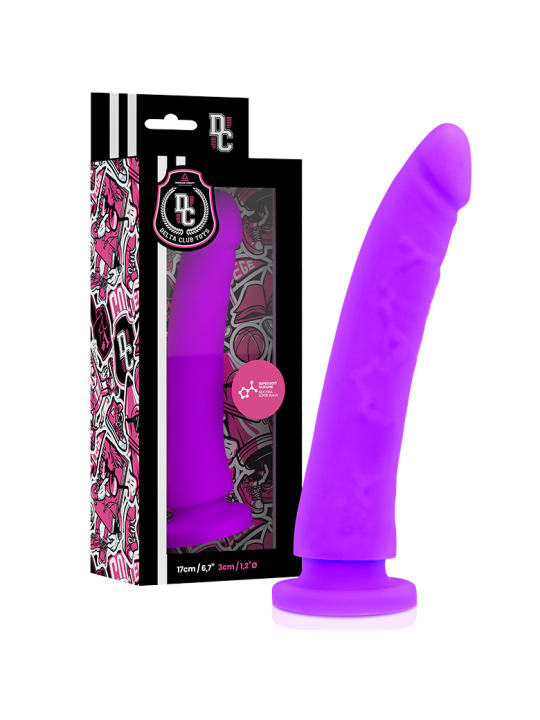 DELTA CLUB DILDO REALISTA LILA SILICONA MEDICA 17 CM O 3 CM