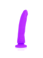 DELTA CLUB DILDO REALISTA LILA SILICONA MEDICA 20 CM O 4 CM