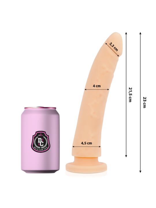 DELTA CLUB DILDO REALISTA NATURAL SILICONA MEDICA 23 CM O 45 CM