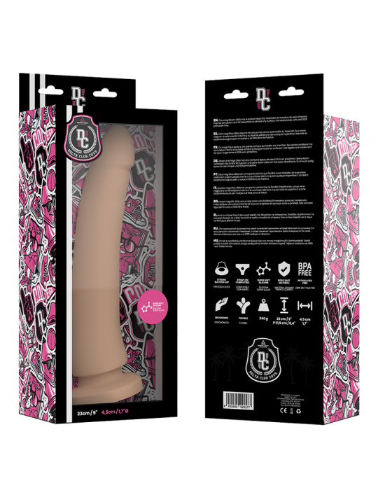DELTA CLUB DILDO REALISTA NATURAL SILICONA MEDICA 23 CM O 45 CM