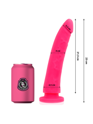 DELTA CLUB DILDO REALISTA ROSA SILICONA MEDICA 23 CM O 45 CM
