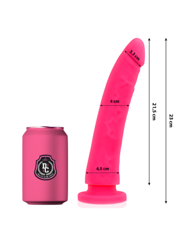 DELTA CLUB DILDO REALISTA ROSA SILICONA MEDICA 23 CM O 45 CM