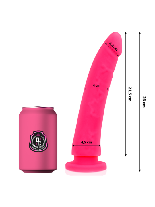 DELTA CLUB DILDO REALISTA ROSA SILICONA MEDICA 23 CM O 45 CM