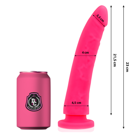 DELTA CLUB DILDO REALISTA ROSA SILICONA MEDICA 23 CM O 45 CM