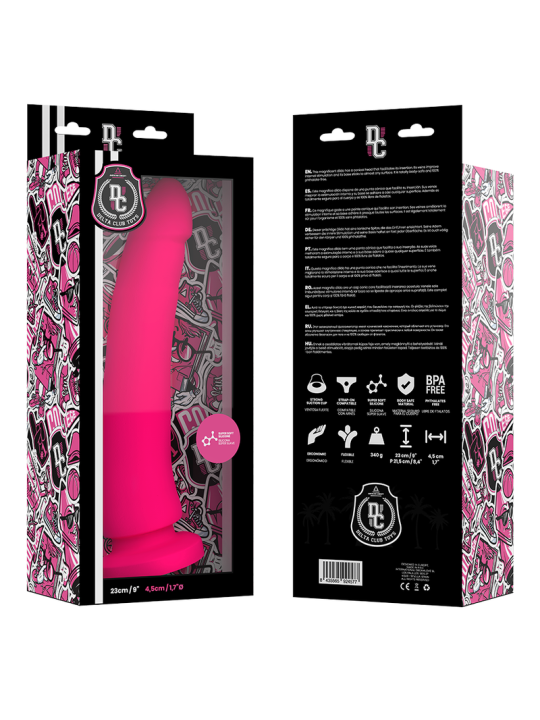 DELTA CLUB DILDO REALISTA ROSA SILICONA MEDICA 23 CM O 45 CM
