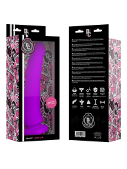 DELTA CLUB DILDO REALISTA LILA SILICONA MEDICA 23 CM O 45 CM