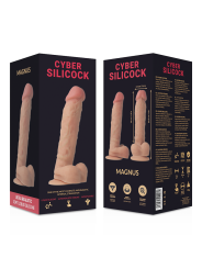 CYBER SILICOCK MAGNUS REALISTICO SILICONA LIQUIDA 205 CM O 41 CM