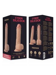 CYBER SILICOCK FREEMAN REALISTICO SILICONA LIQUIDA 20 CM O 38 CM