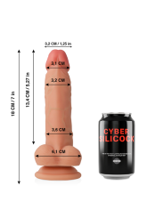 CYBER SILICOCK JUDE REALISTICO SILICONA LIQUIDA 18 CM O 32 CM