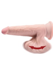 KING COCK PLUS 3D DILDO SWINGING BALLS 245 CM NATURAL