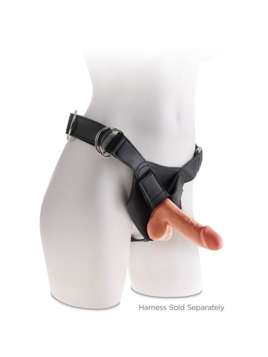 KING COCK PLUS 3D DILDO CON TESTICULOS 17 CM